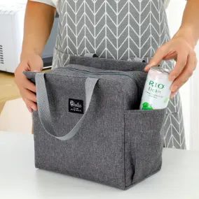 Bolsa térmica quente e frio marmita Fitness Academia trabalho pequena impermeável z842 - Foto 5