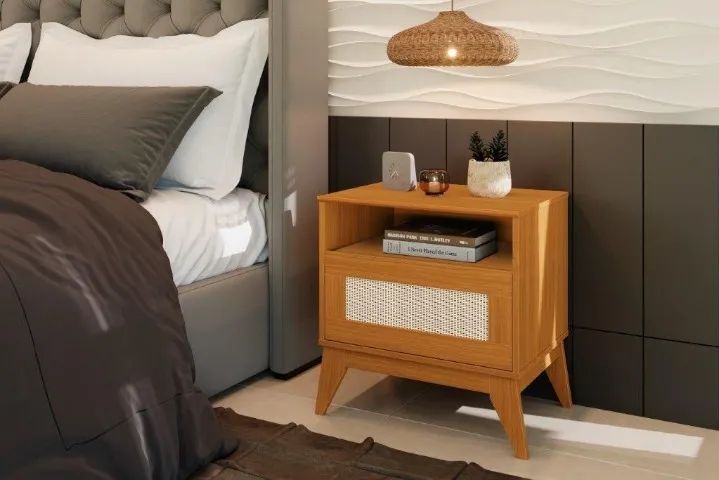 Mesa de Cabeceira CY Modelo Retrô ! Frete e Montagem Grátis. - Foto 5