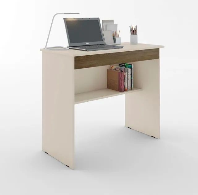 Escrivaninha/Mesa de Computador com 1 Gaveta e Prateleira - Foto 4