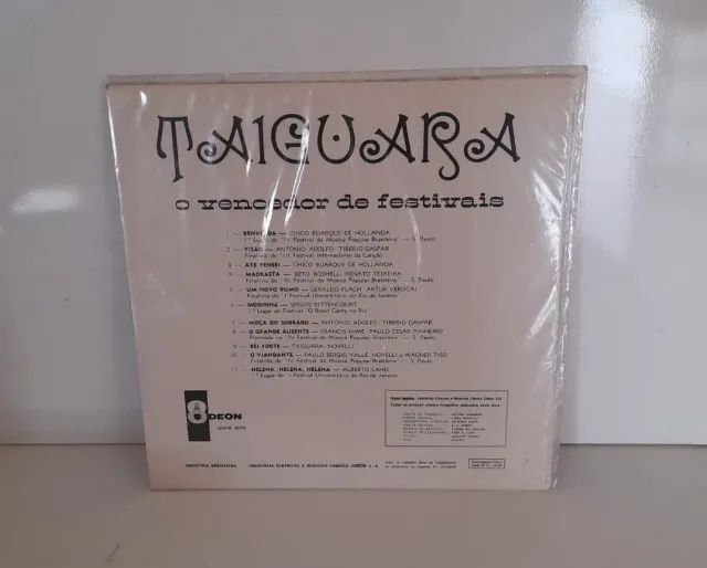 Lp Super Raro,Taiguara,O Vencedor De Festivais,Odeon,1968,Em Super