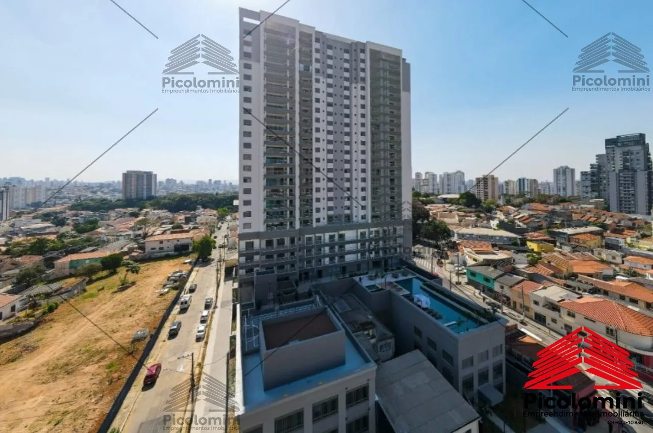 Studio Novo Ipiranga: 34 metros,1 quarto, sala 2 ambientes integrada com a cozinha, sacada
