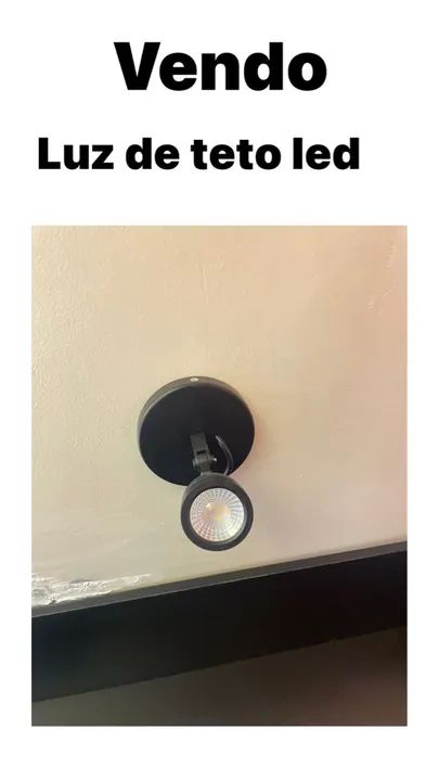 Spot iluminação led de teto 