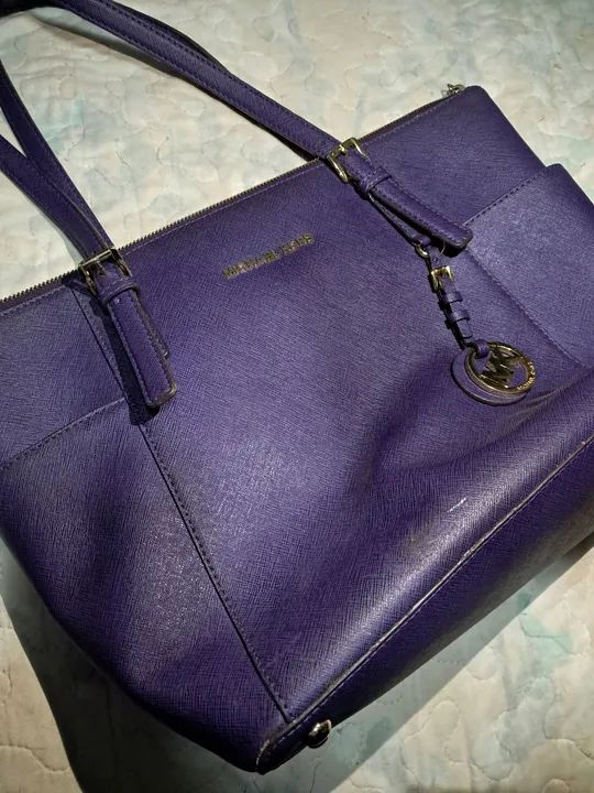 BOLSA MICHAEL KORS ROXA Original