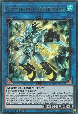 Yugioh!!! Crystron Halqifibrax - Duov-pt001 - Ultra Rare