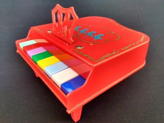 Brinquedo Antigo Mini Piano Raro Da Mattel