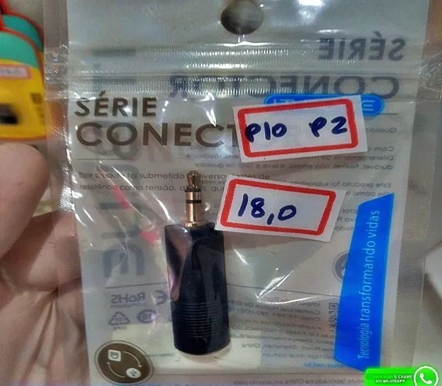 Adaptador P10 x P2