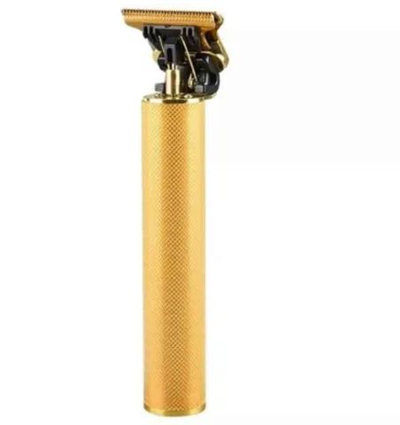 Máquininha profissional de cortar cabelo e barba recarregável via USB sem fio aparador - Foto 3