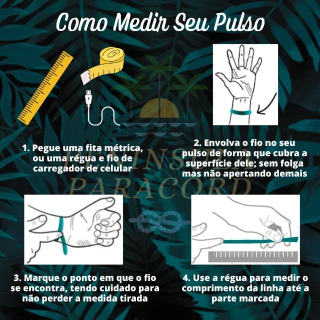 Bracelete de Paracord 550 Ornamentado com fio de Cetim - Modelo Fishtail - Customizável 60 - Foto 5