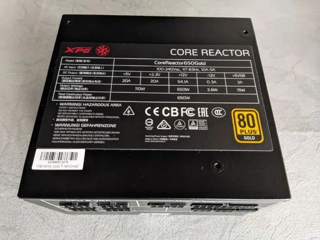 Fonte XPG 650W Core Reactor Modular 80+Gold