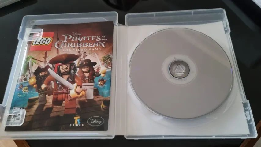 Jogo Lego Piratas do Caribe PS3 Mídia Física Original Impecável Usado - Foto 4