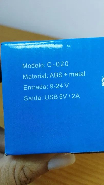 Suporte recarregável de celular para moto garra - Foto 4