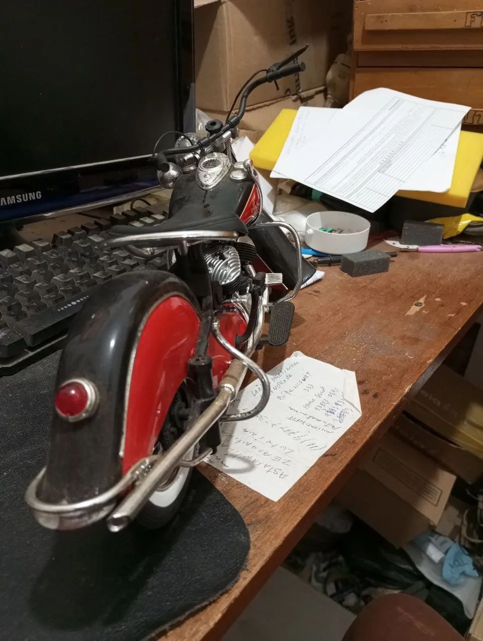 Motocicleta escada 1:10 indian - Foto 3