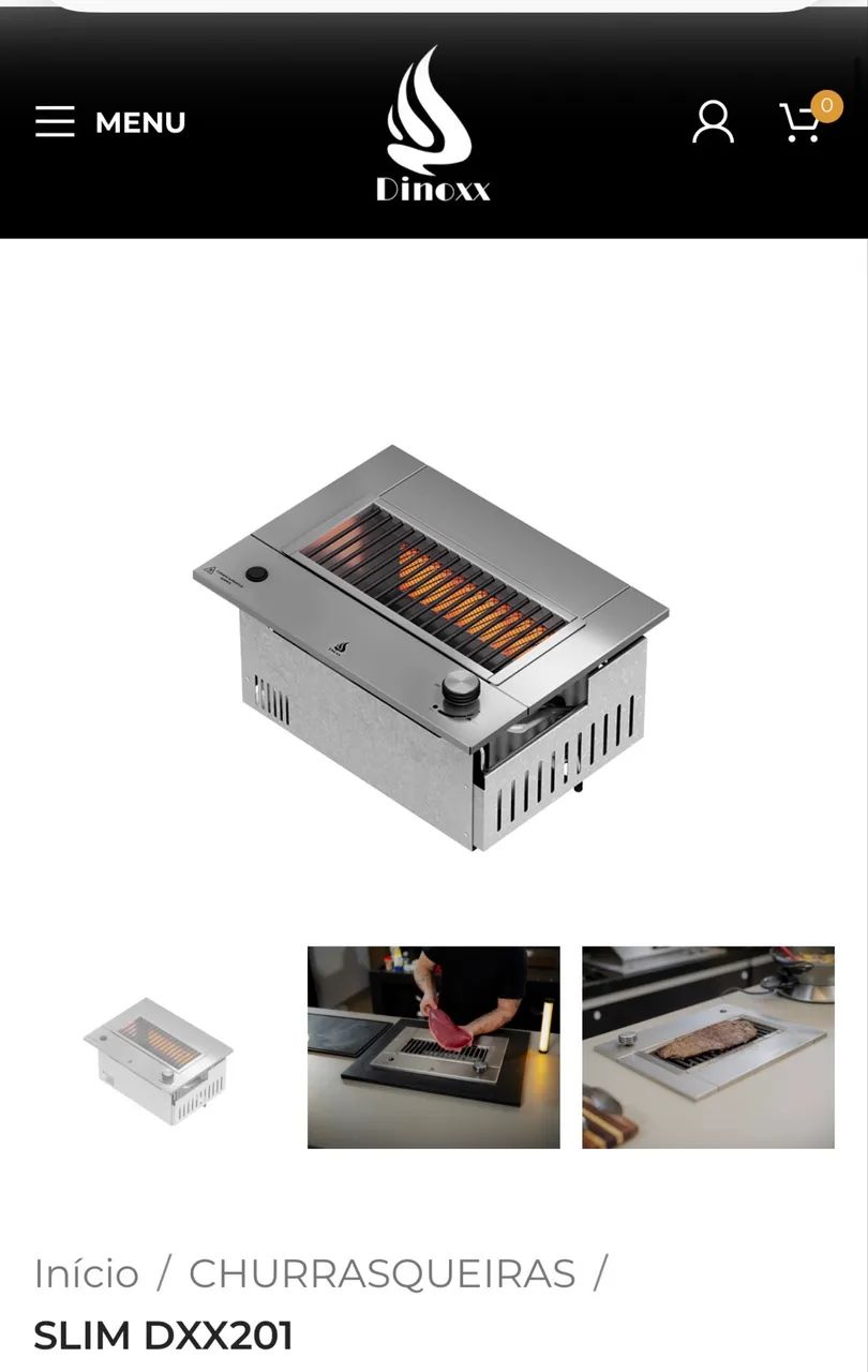 Churrasqueira as gás com móvel planejado  - Foto 3