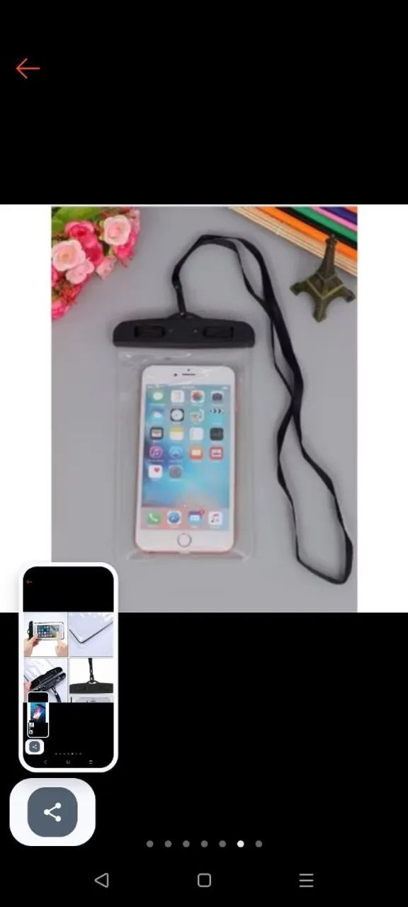 Capa de Celular Impermeável - Mergulhe sem medo! - Foto 5