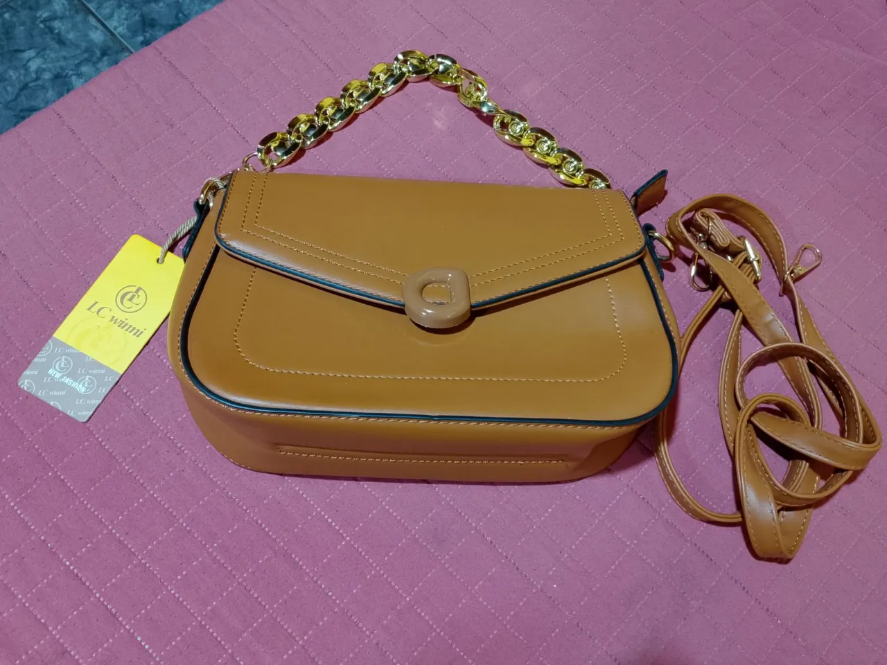 Bolsa de ombro marrom - LC winni