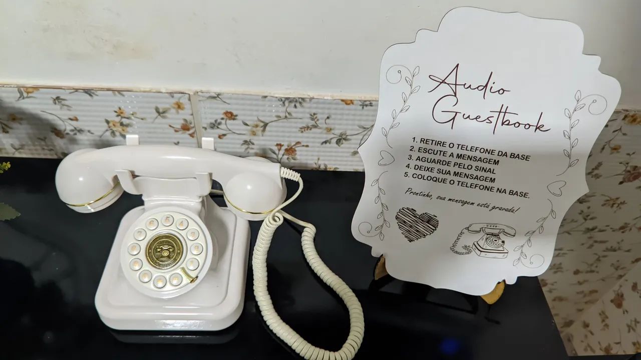Audio Guest Book - Para quem trabalha com Eventos.