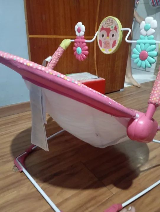 Cadeirinha de balanço, alimentação para bebê - Foto 3