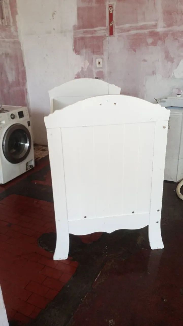 Berço MDF branco ENTREGO - Foto 2