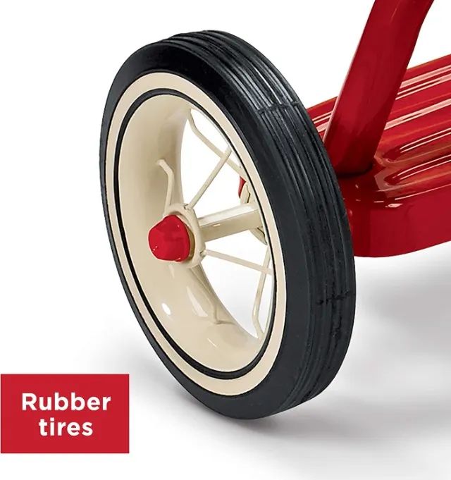 Triciclo Radio Flyer de deck duplo vermelho clássico - Foto 2