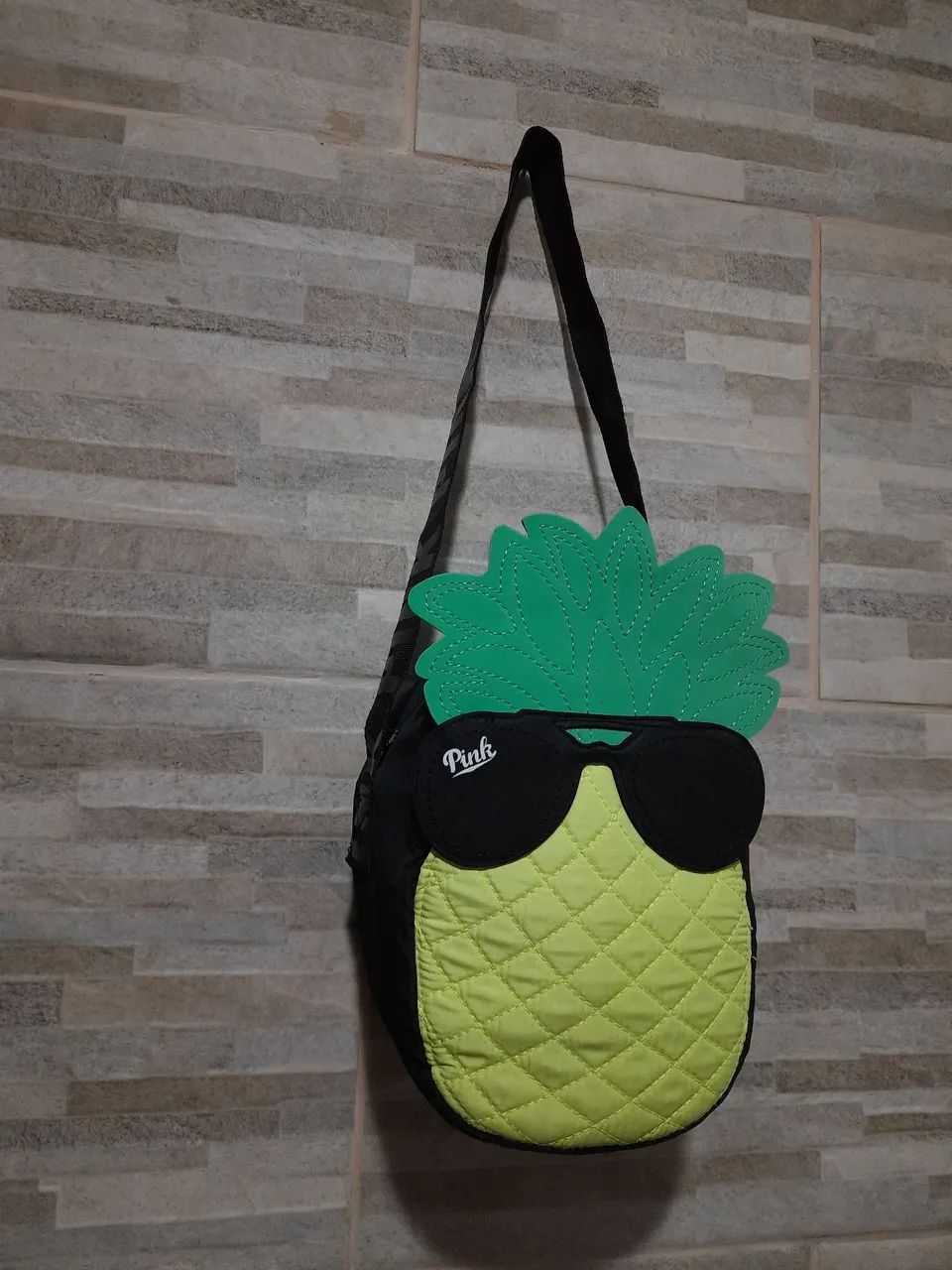 Bolsa de ombro abacaxi Pink - Foto 2