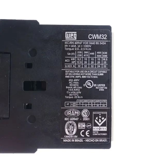 Contatora WEG CWM3264300206105473122
