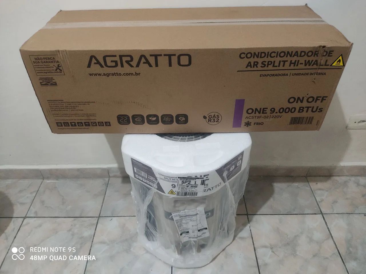 Ar condicionado 9000 BTUs , instalação com material incluso  - Foto 4