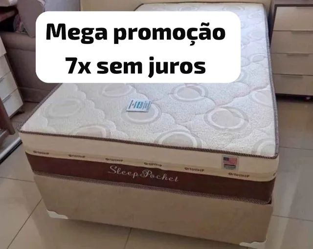 Cama box solteiro(colchão e base) 