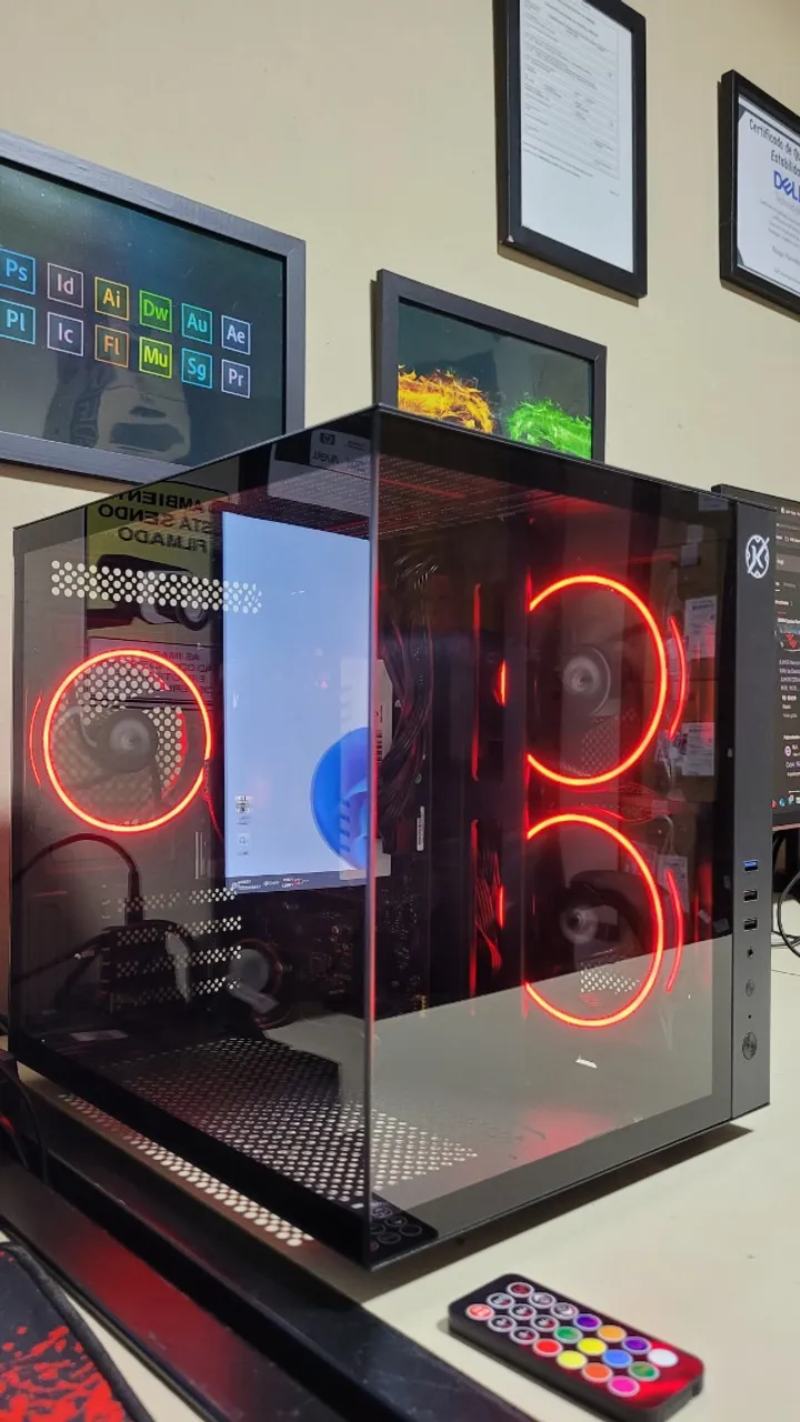 PC workstation/gamer novo! Ryzen 5 4600G/Ssd 500Gb/16Gb (garantia+brindes)