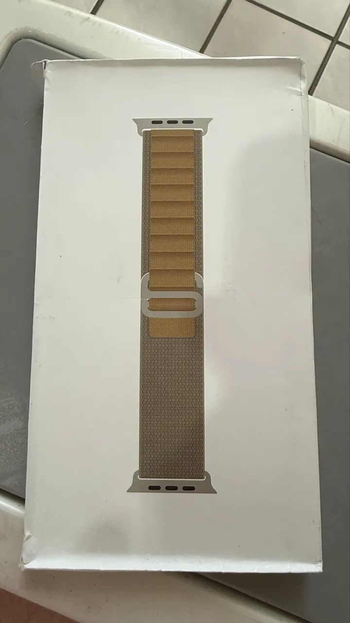 Pulseira Apple Loop Alpine Tan L e S Original 