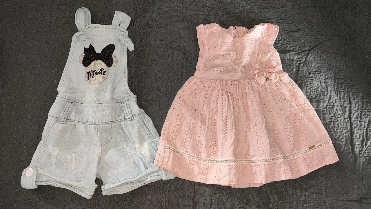 Roupas de menina 2 semi novas - Foto 2