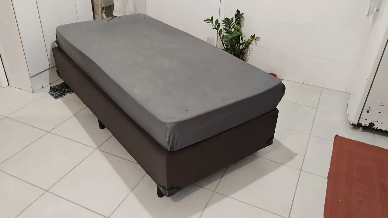 Cama box de solteiro