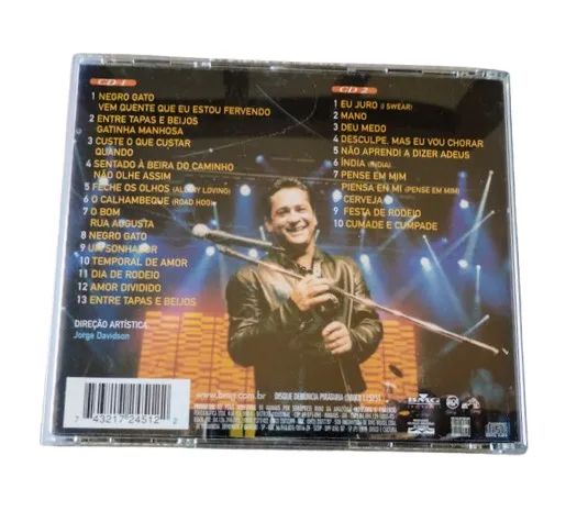 CD Duplo Leonardo Ao Vivo 1999 BMG Sertanejo - Foto 2