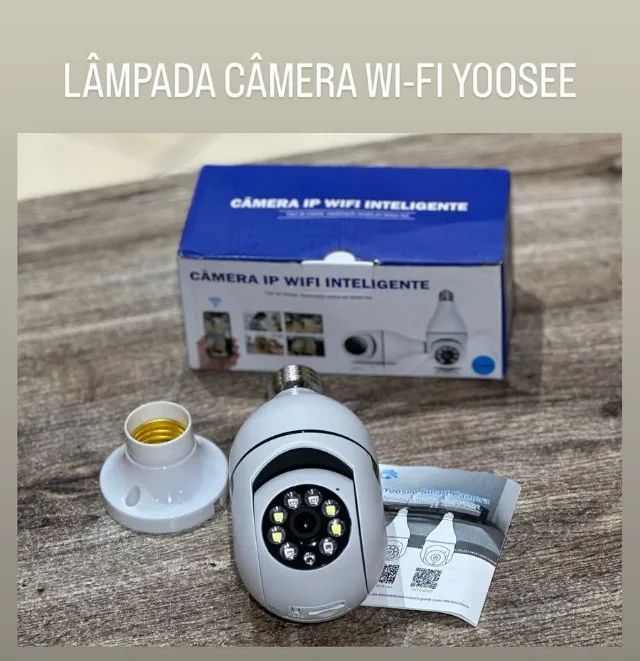 LÂMPADA CÂMERA WI-FI