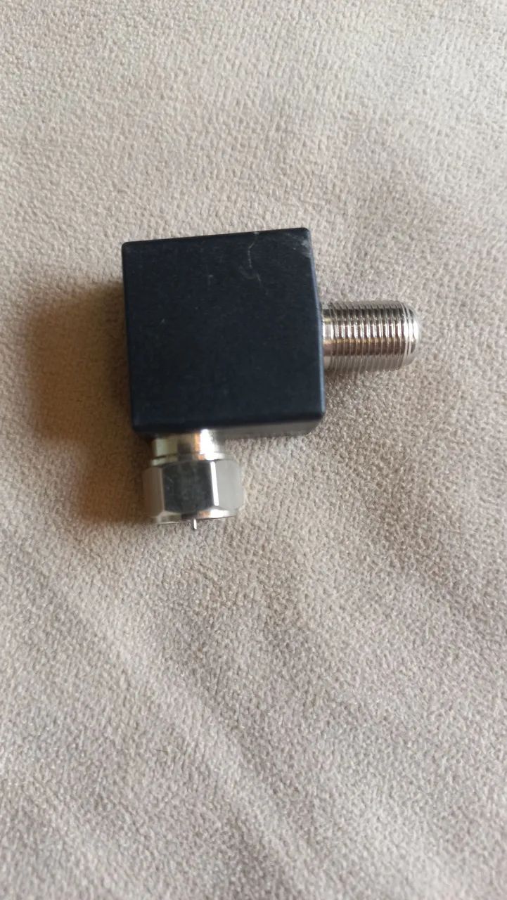 adaptador para antena smart tv samsung coaxial 90 graus  sem uso televisão tv  - Foto 3