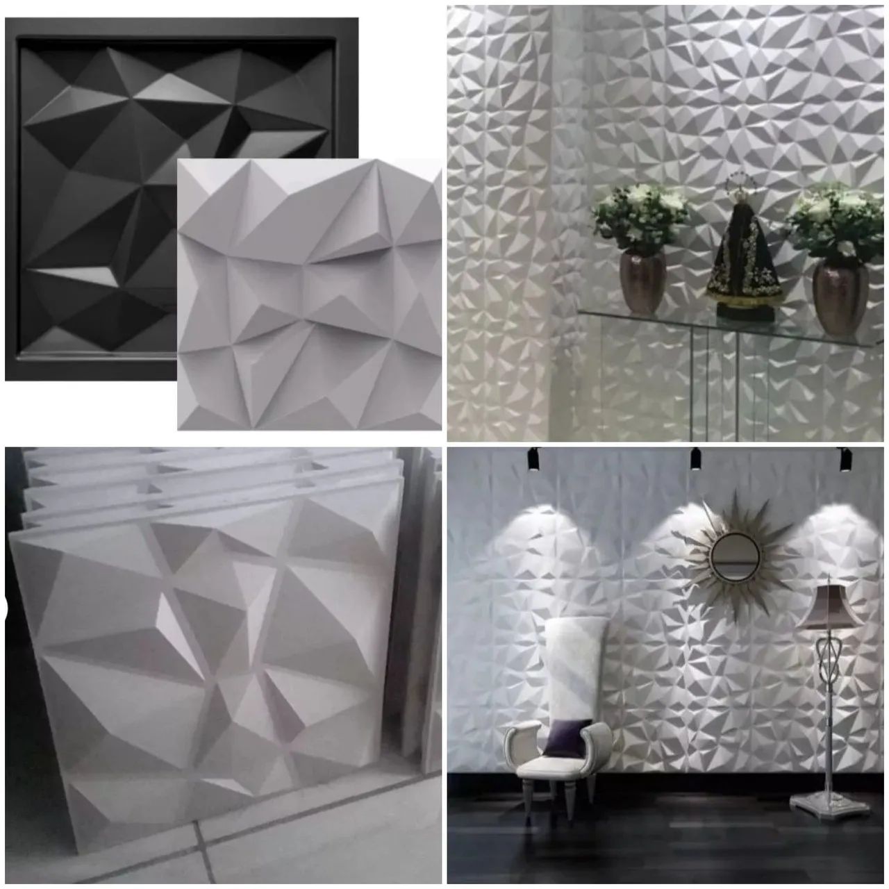 Formas para fazer placas de Gesso 3D - Foto 5