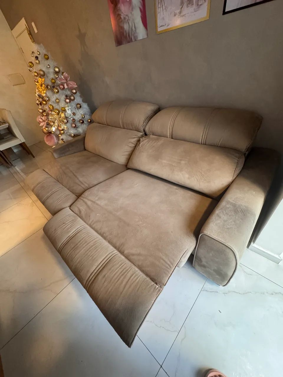 Sofá reclinável 