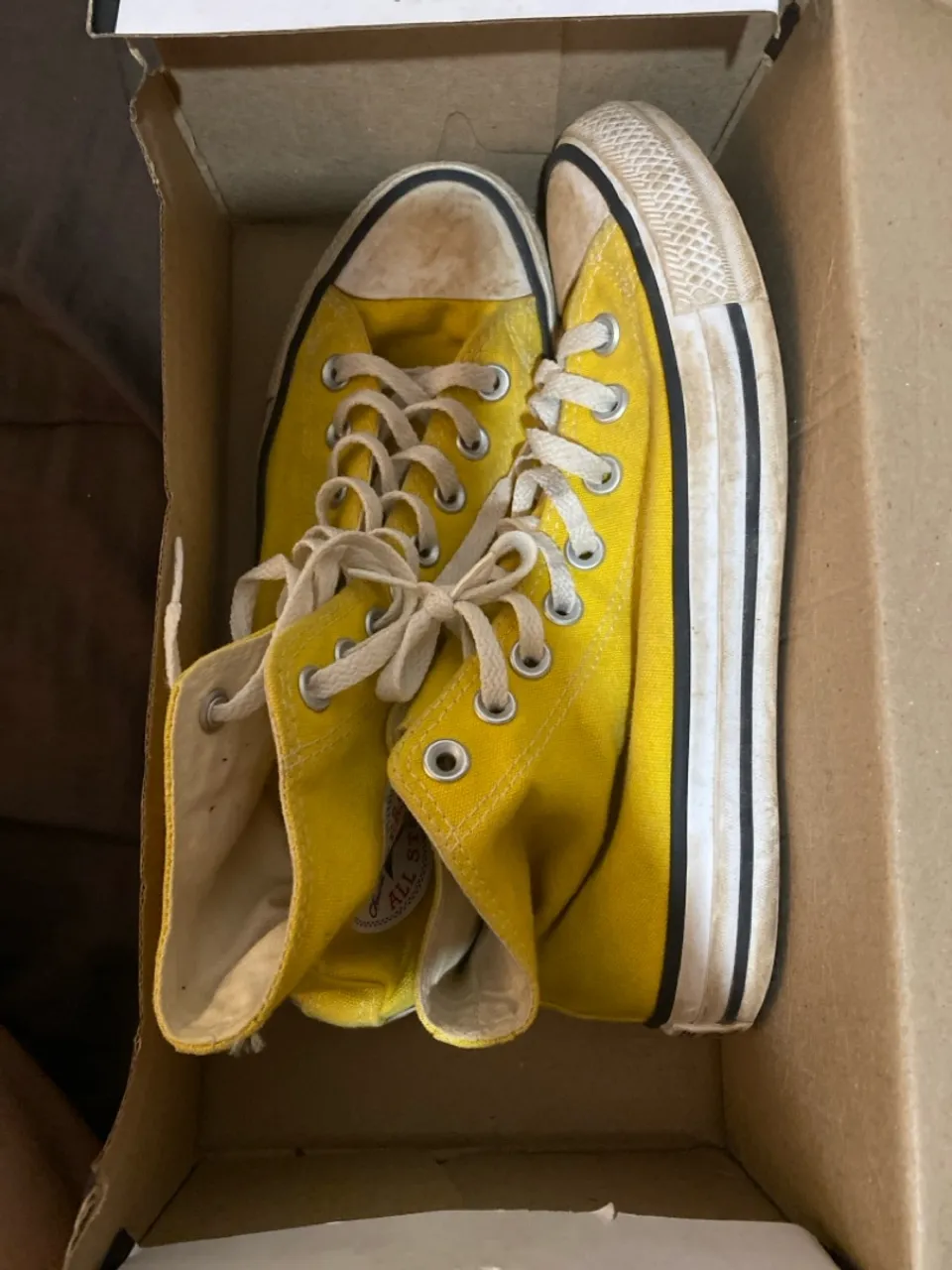 Converse All Star Amarelo 38 Usado