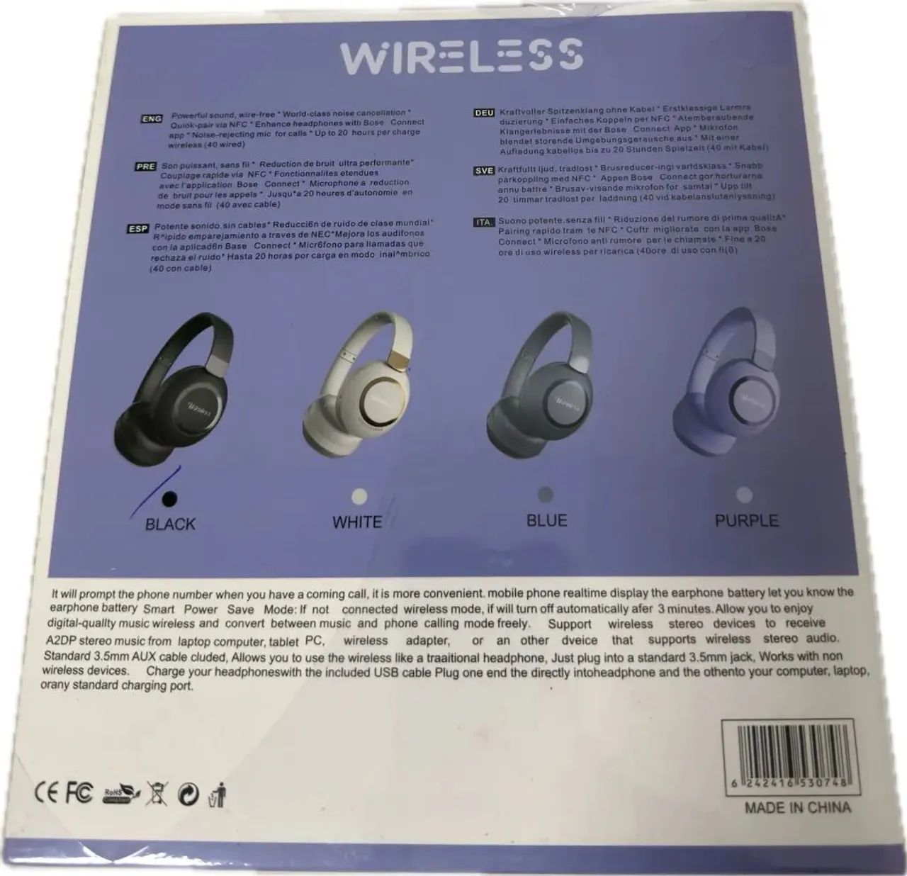 Fone de ouvido Bluetooth JBL T580 - Novo! - Foto 2