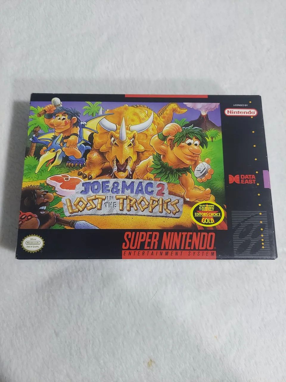 Jogo de super Nintendo Joe e mac 2 lost in the tropics - Peças e