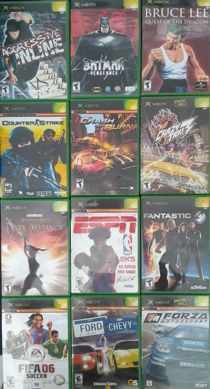 JOGOS XBOX CLÁSSICO 