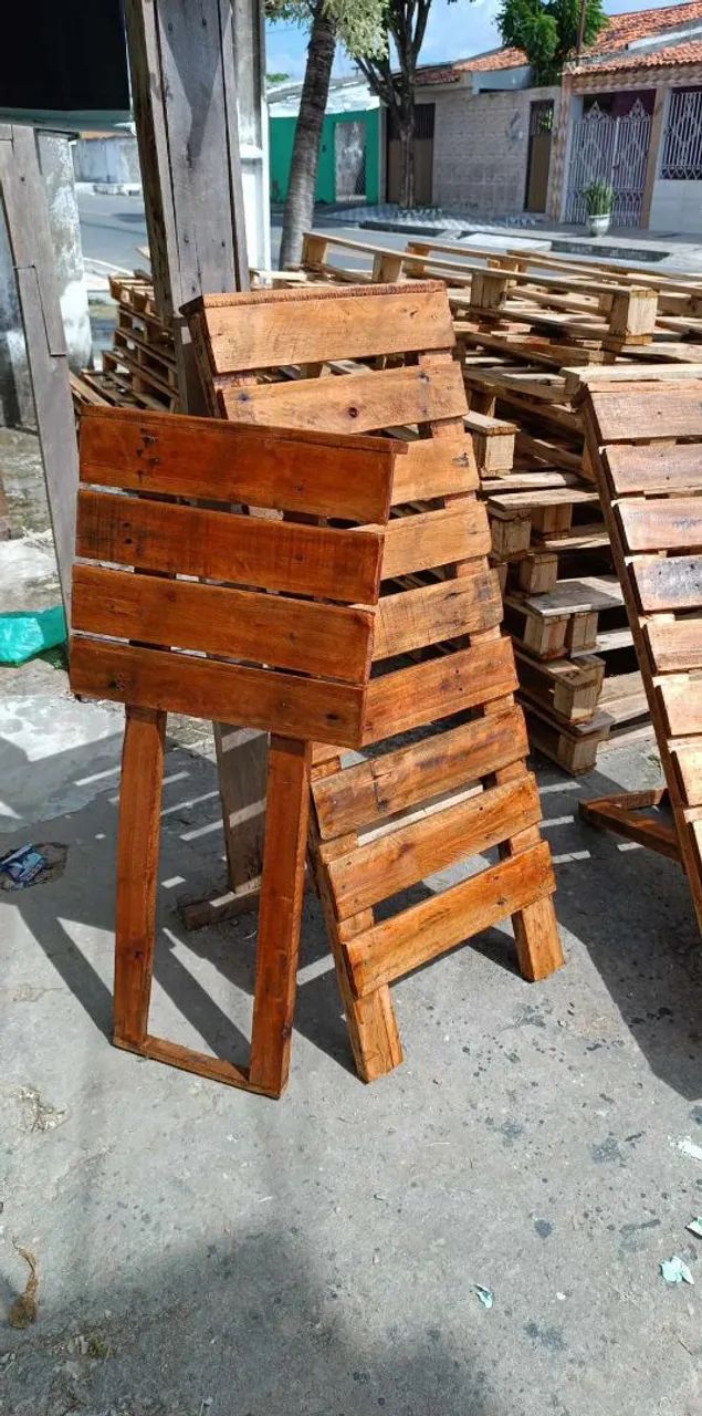 Cadeiras de Pallet Rústicas e Confortáveis - Foto 2