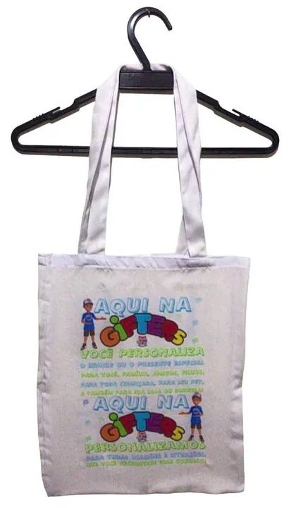 Sacola EcoBag/ Bolsa de ombro personalizada frente e verso!
