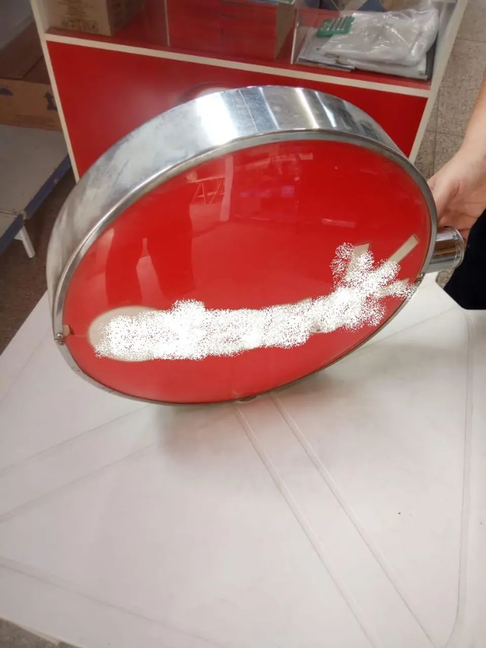Vendo Placa 1,20 metros Acrílico de um lado com Base Em Aço Inox Iluminação Interna - Foto 3
