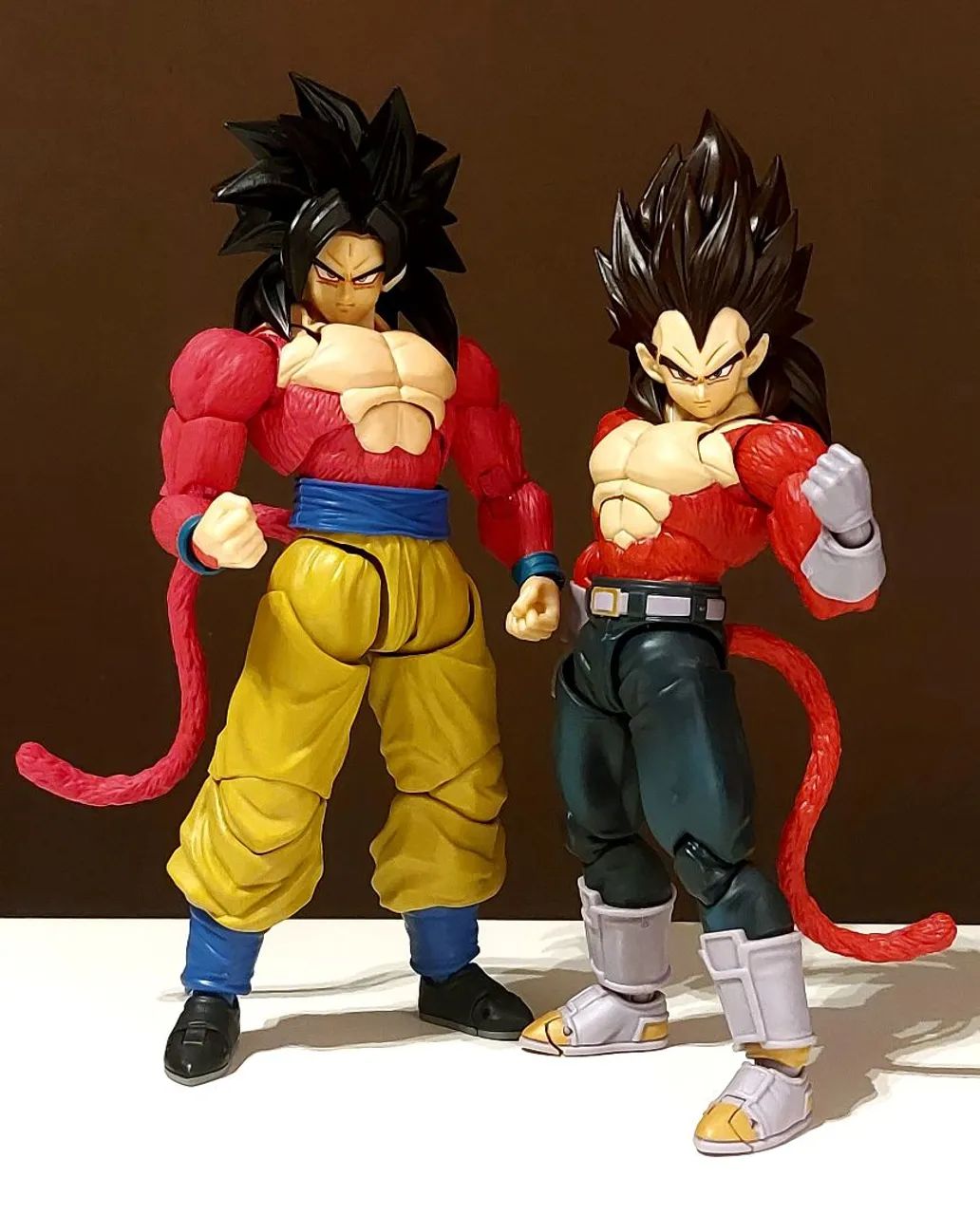Sh figuarts Dragon Ball GT Goku + Vegeta ssj4 completos sem detalhes - Foto 2