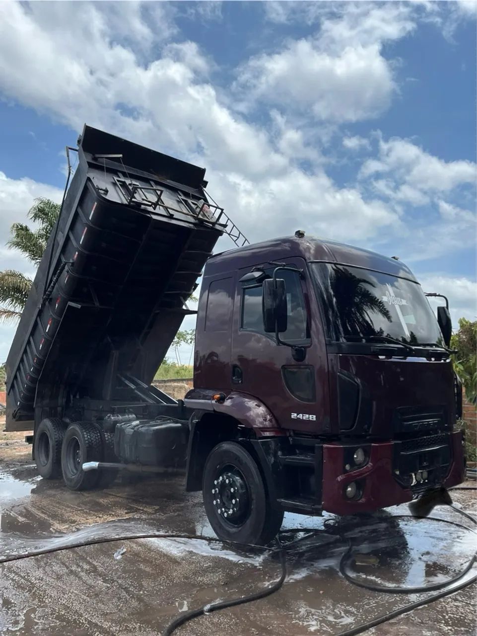 Caminhão Caçamba Ford Cargo 2428 - Foto 3