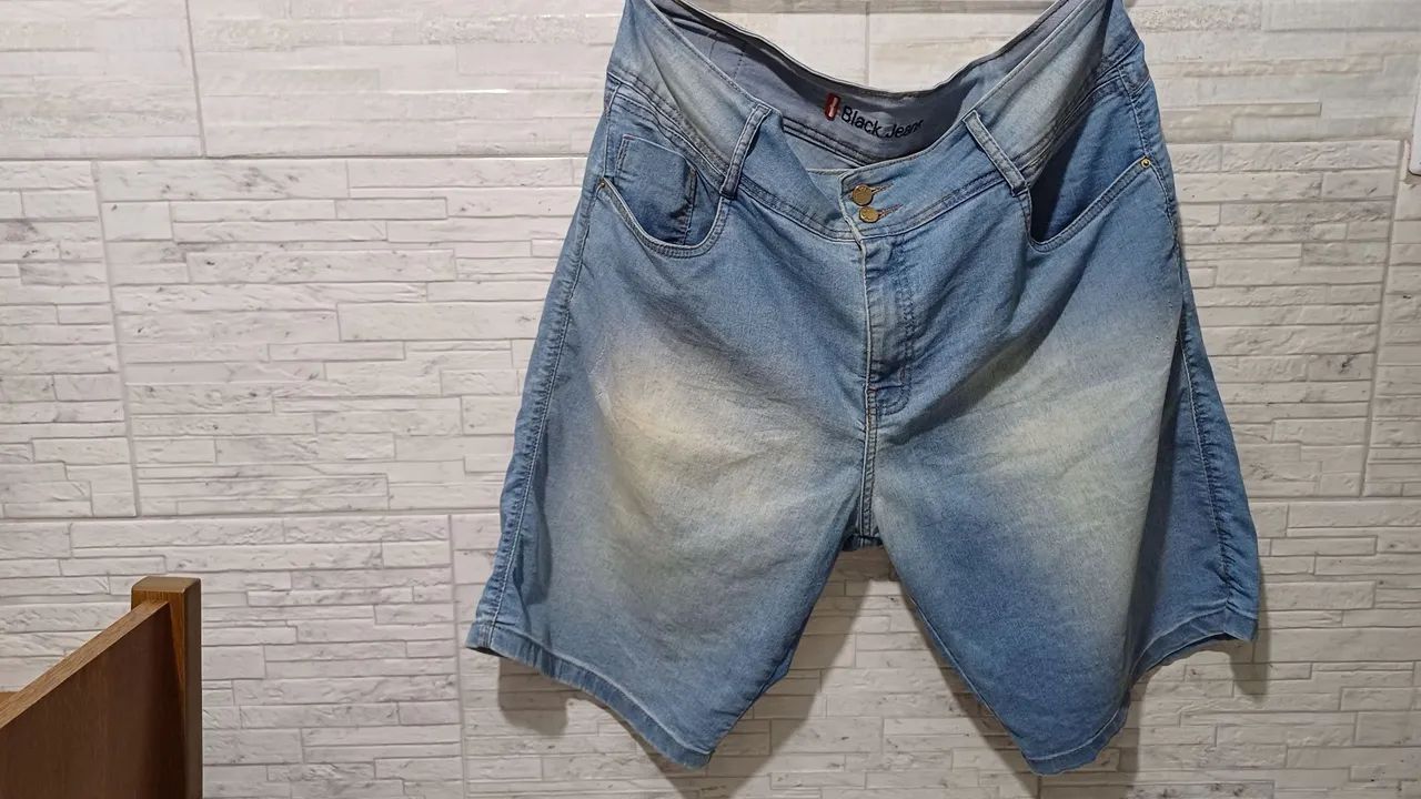 Bermuda Jeans Masculina - Tamanho Gg