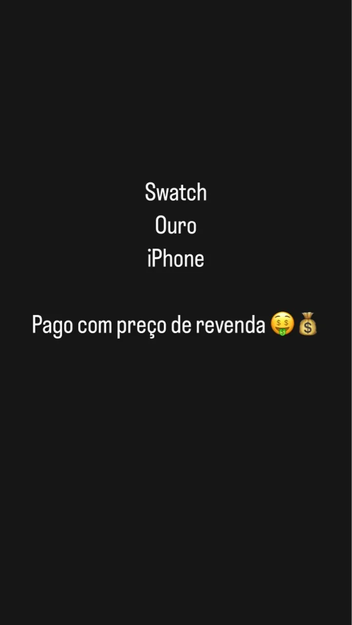 Swatch ,Ouro e iPhone