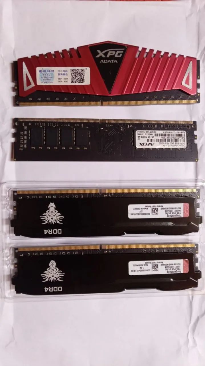 4 DDR4 RAM Memories64374253683713120