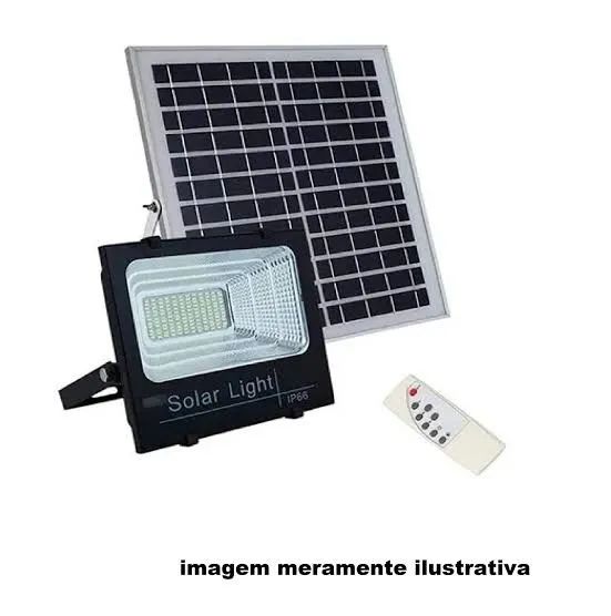 Refletor Solar com Placa Solar integrada 100w 62.9.86.36-62.02 - Foto 2