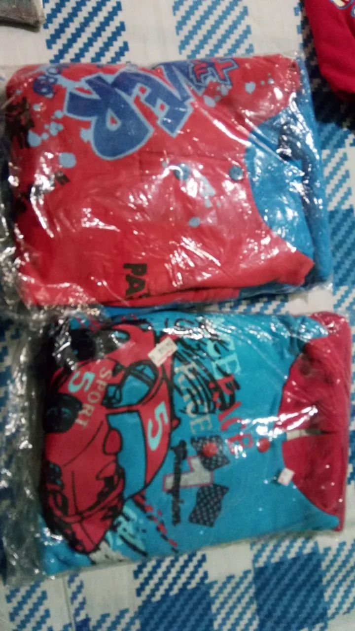 Cj Agasalho n 6  Moletom Calça Inverno Menino Valor cad conjunto Balneário Camboriú Oferta - Foto 3